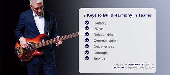 CEOWORLD magazine: 7 Keys to Build Harmony in Teams in COVID Era, by Kevin Guest