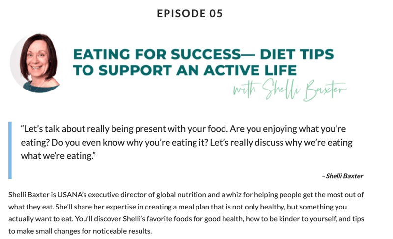 Episode 5: Let's Go! with USANA
